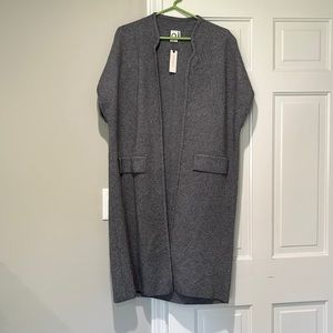 Cozy long sweater shawl